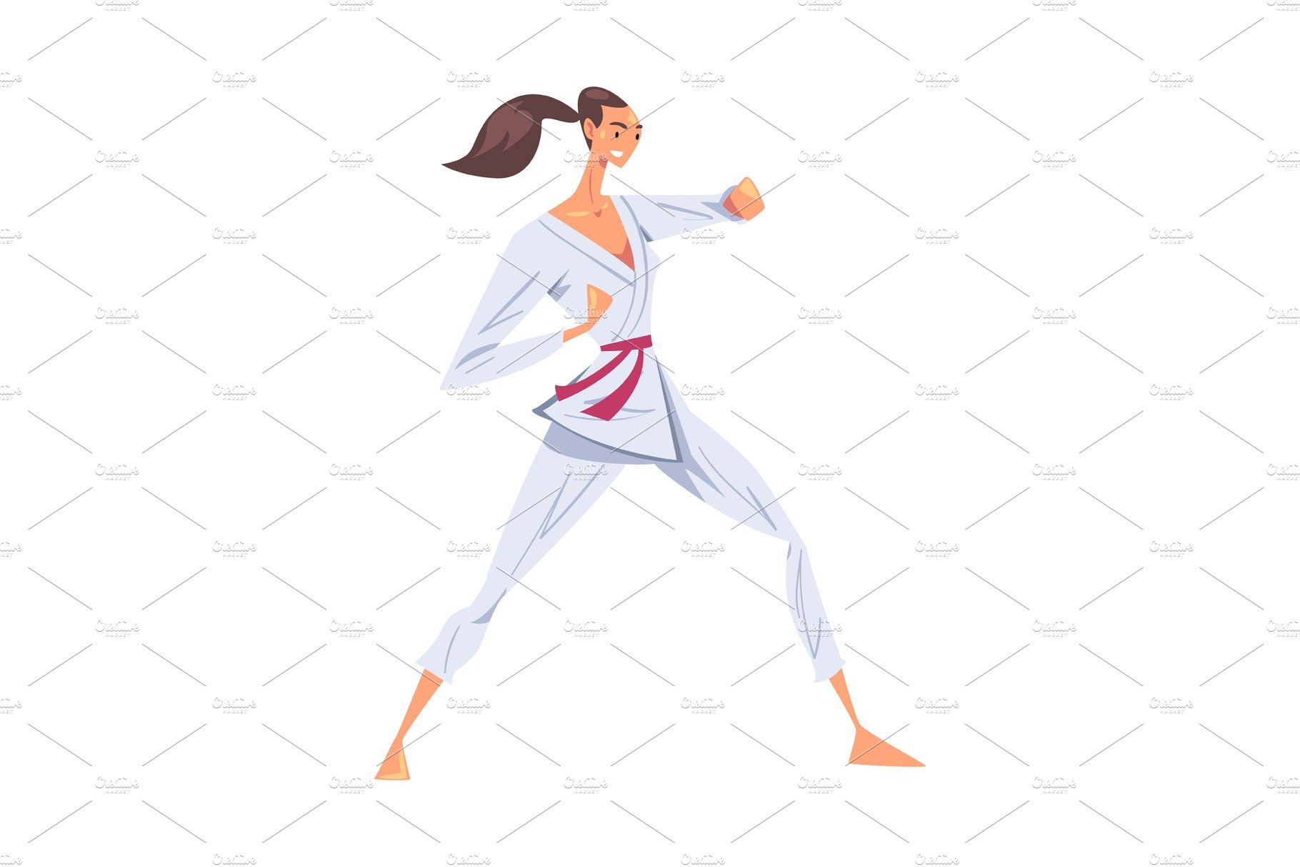 Girl Standing in Fighting Stance cover image.
