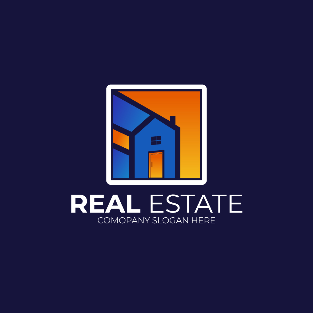 Real estate and House building architecture logo Design template vector preview image.