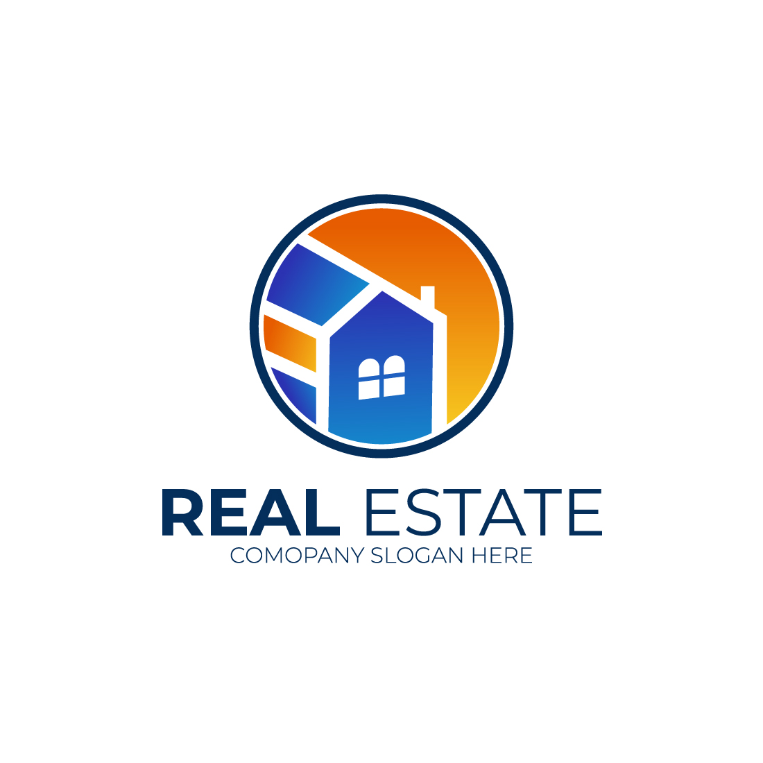 Real estate construction and architecture property house logo Design template vector cover image.