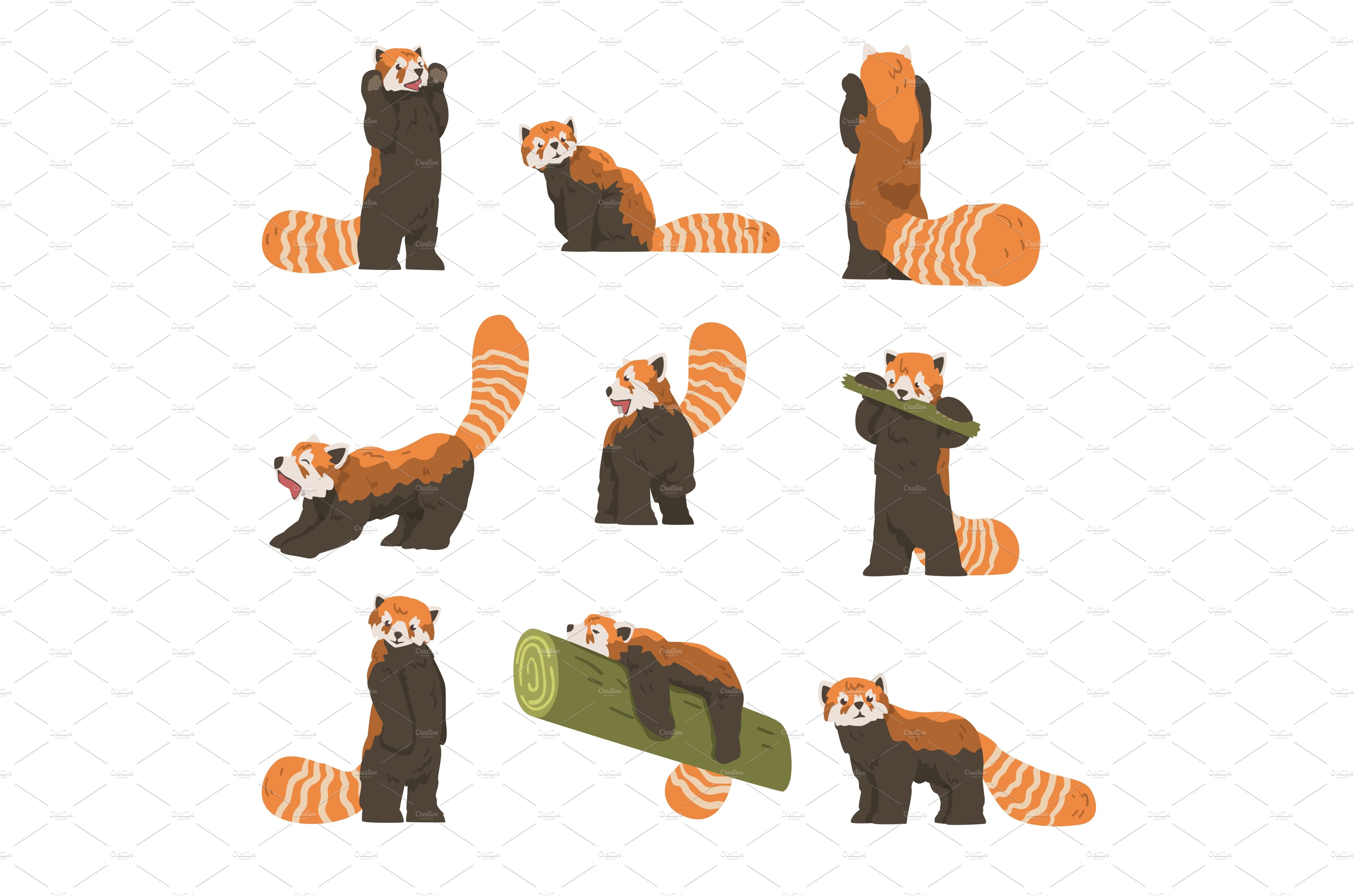 Cute Red Panda Doing Different cover image.