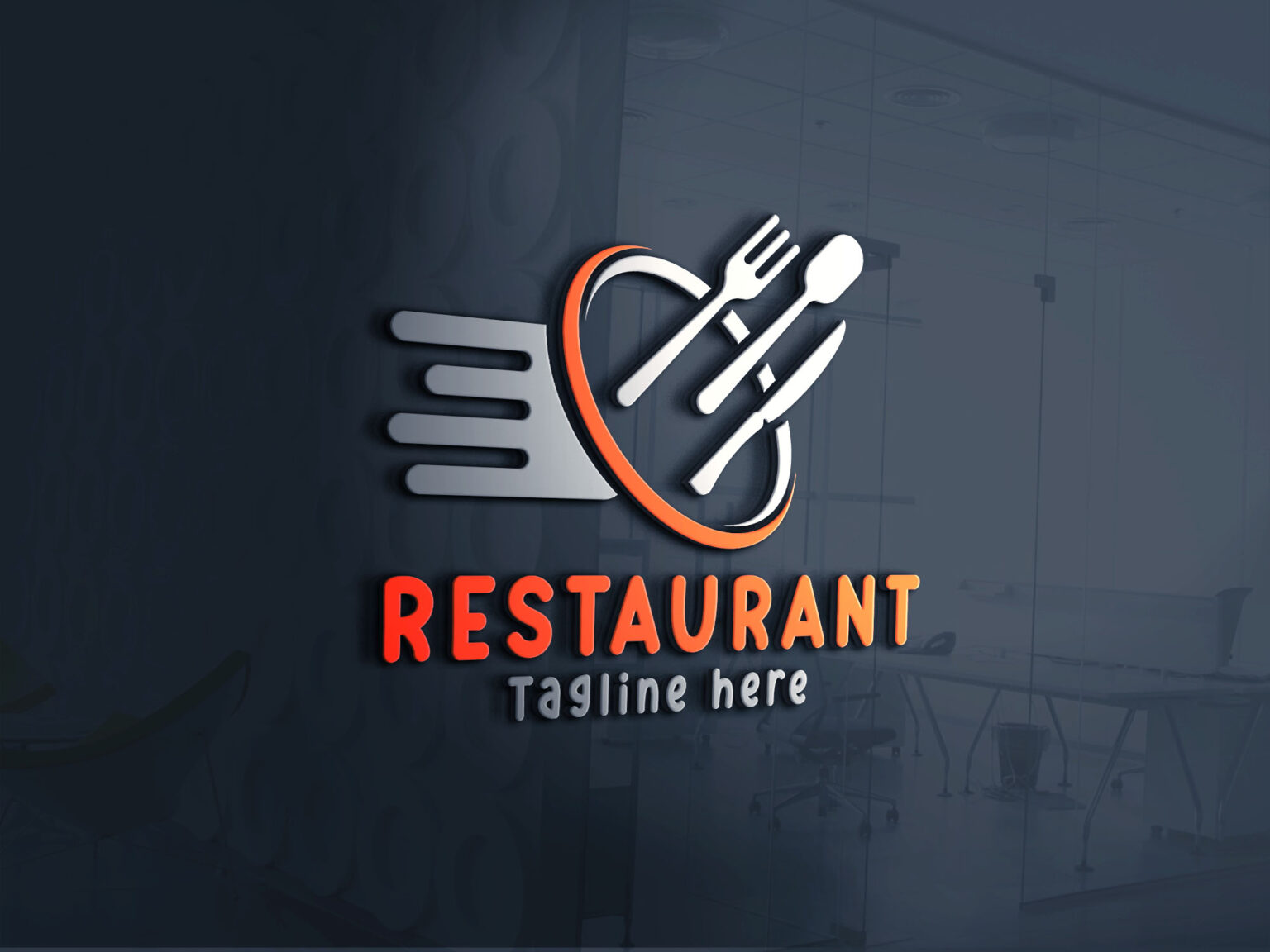 Restaurant logo design template - Ai _jpeg _png - 100% editable logo ...