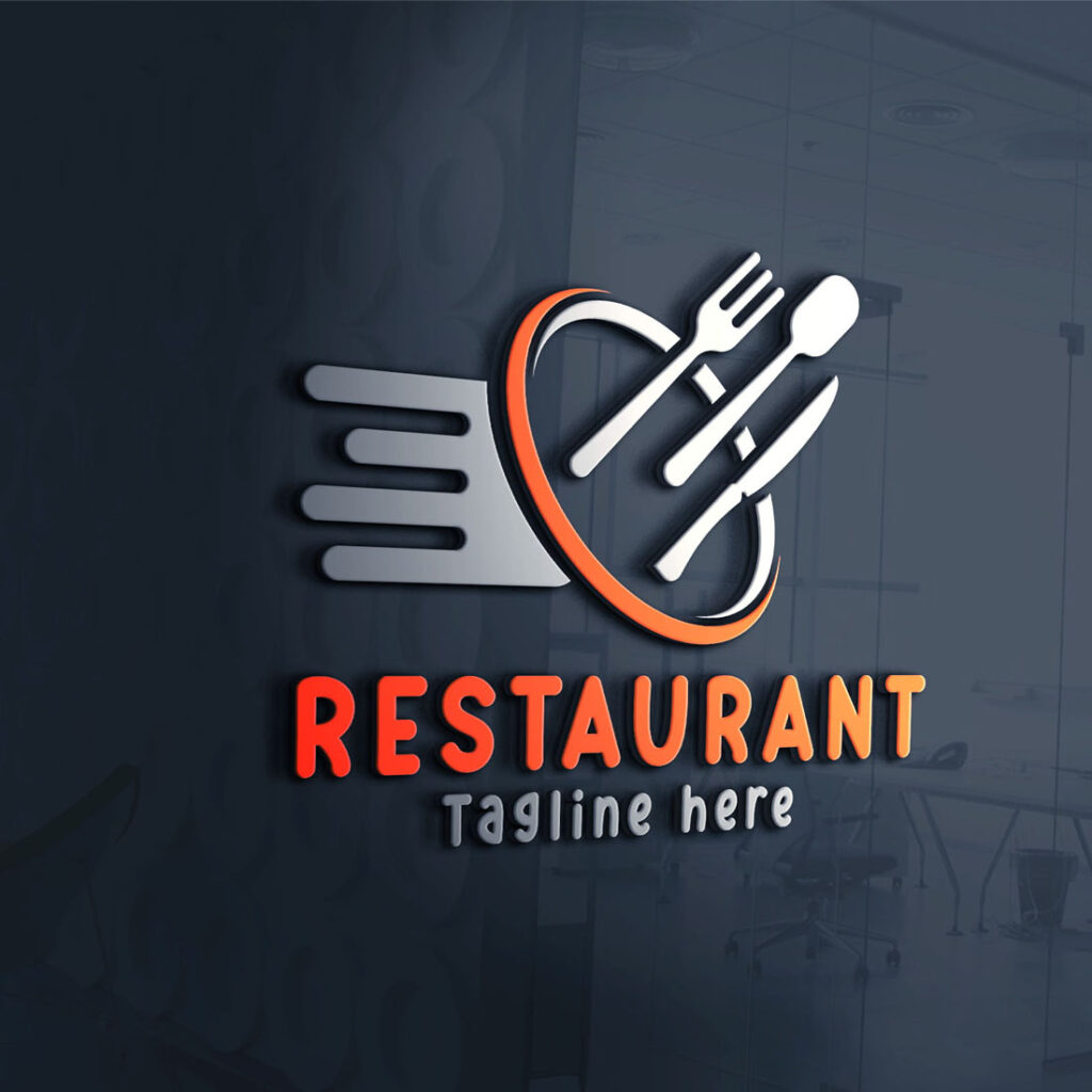 Restaurant logo design template - Ai _jpeg _png - 100% editable logo ...