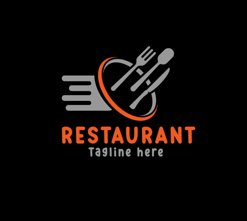 Restaurant Logo Design Template - Ai  Jpeg  Png - 100% Editable Logo 