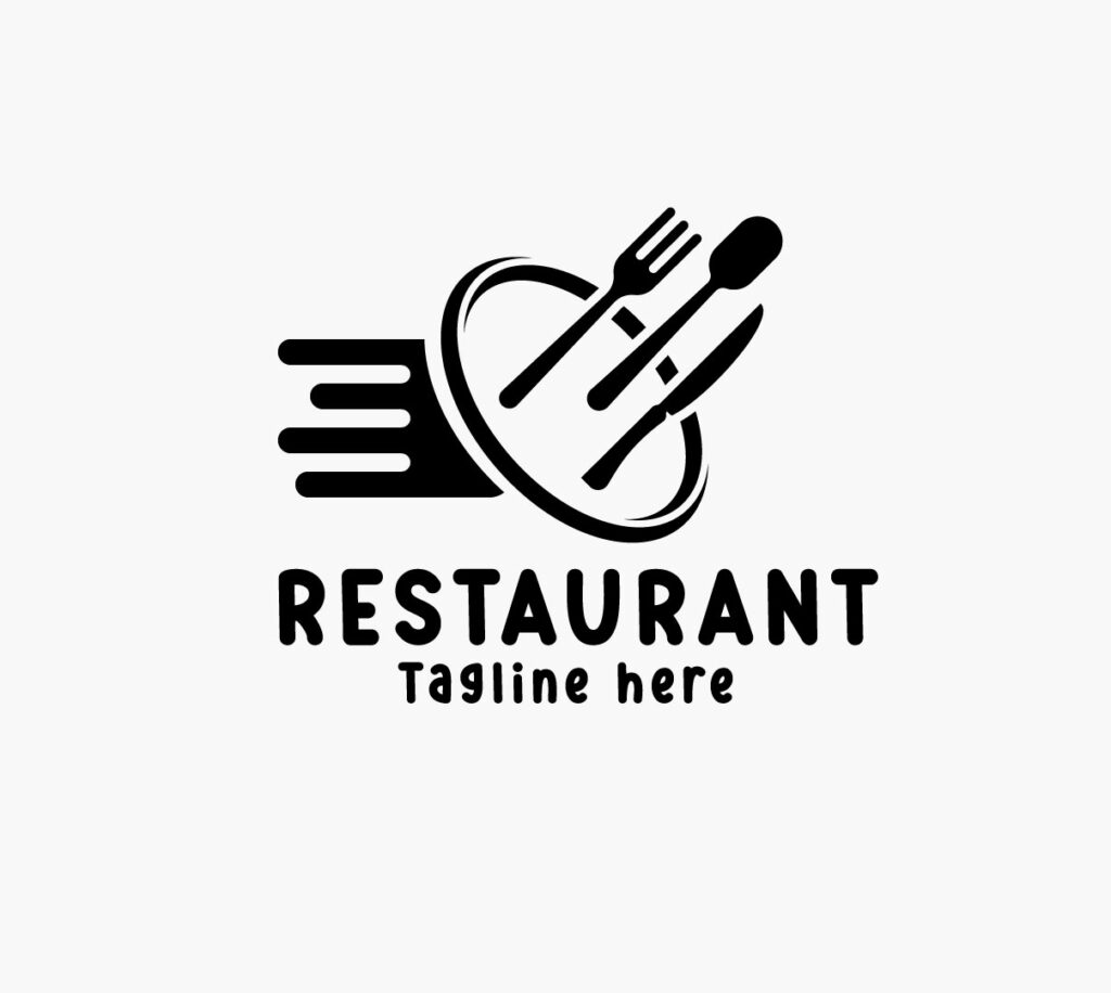 Restaurant logo design template - Ai _jpeg _png - 100% editable logo ...