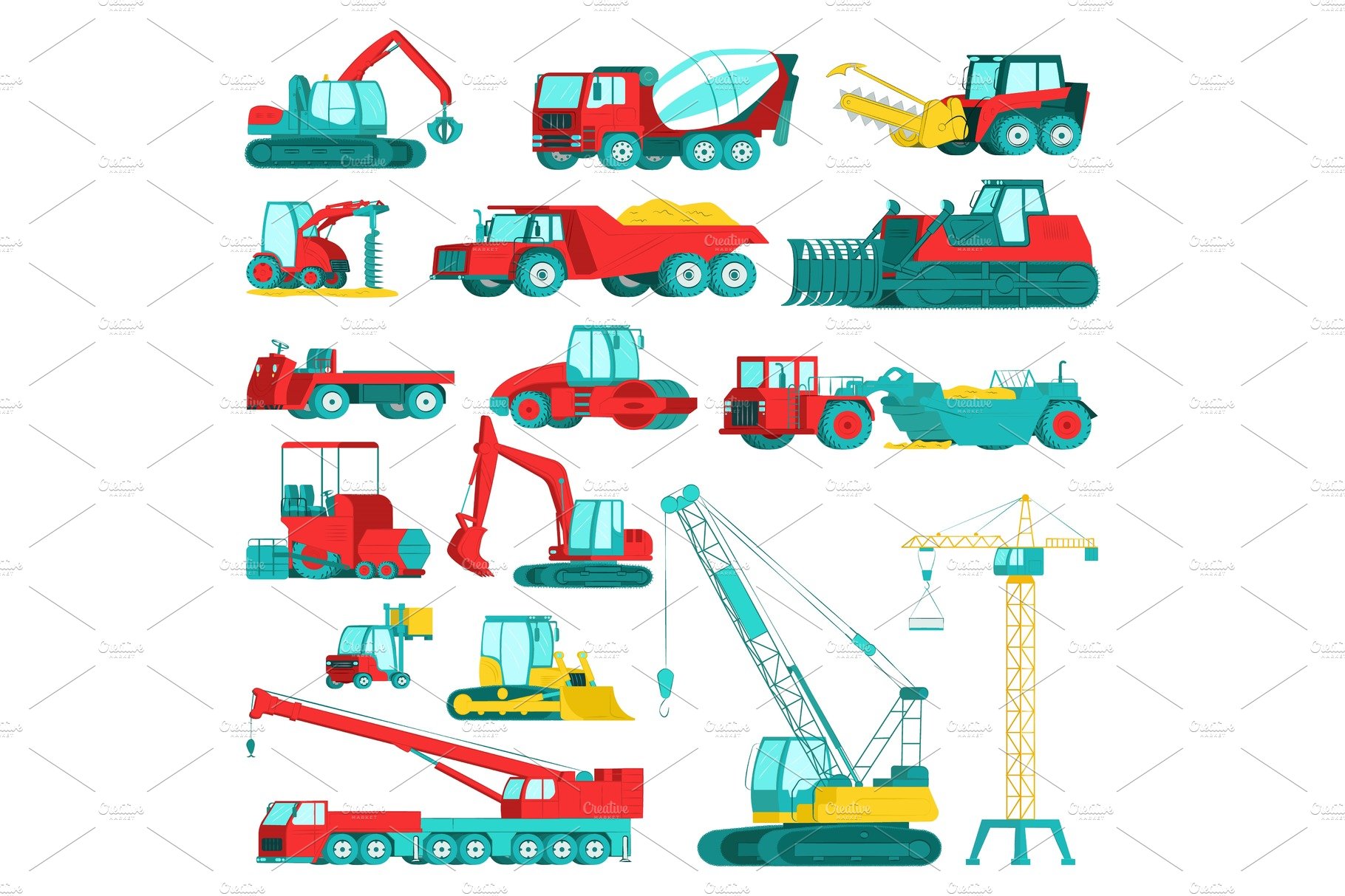 Construction equipment, heavy mining cover image.