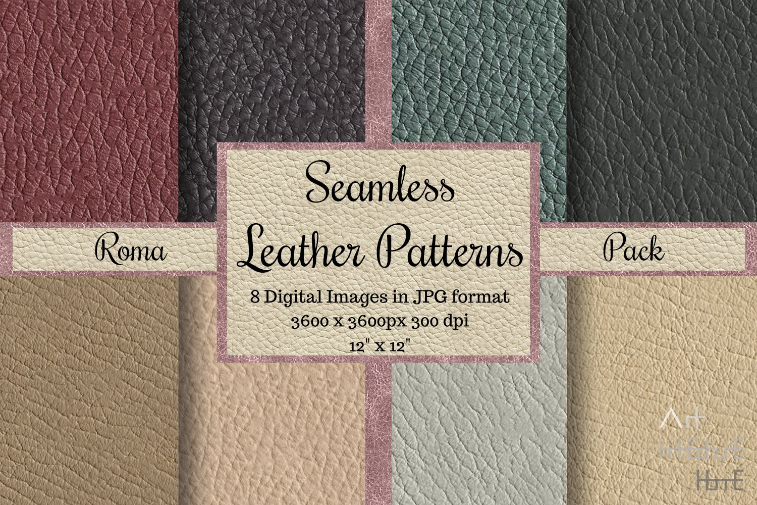 Seamless Leather Patterns Roma Pack cover image.