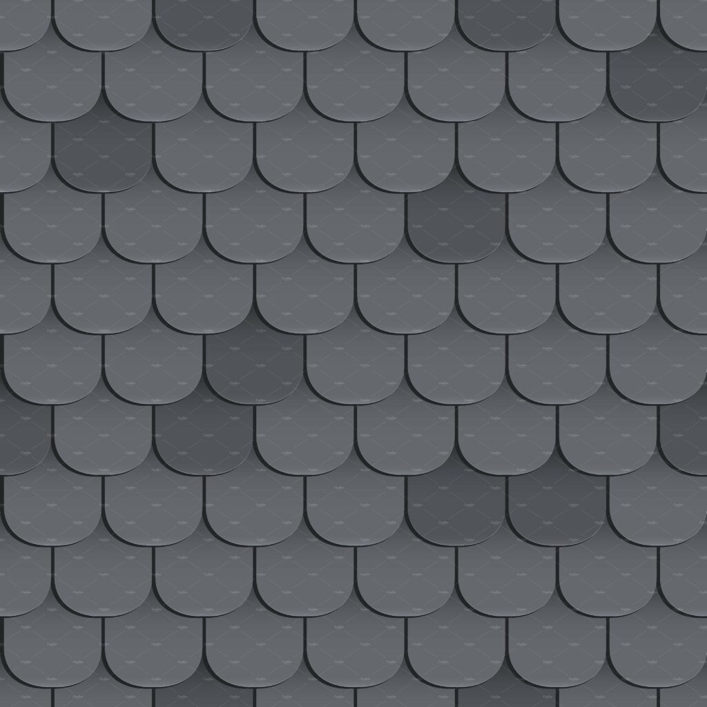 Set of Shingles roof seamless patterns MasterBundles