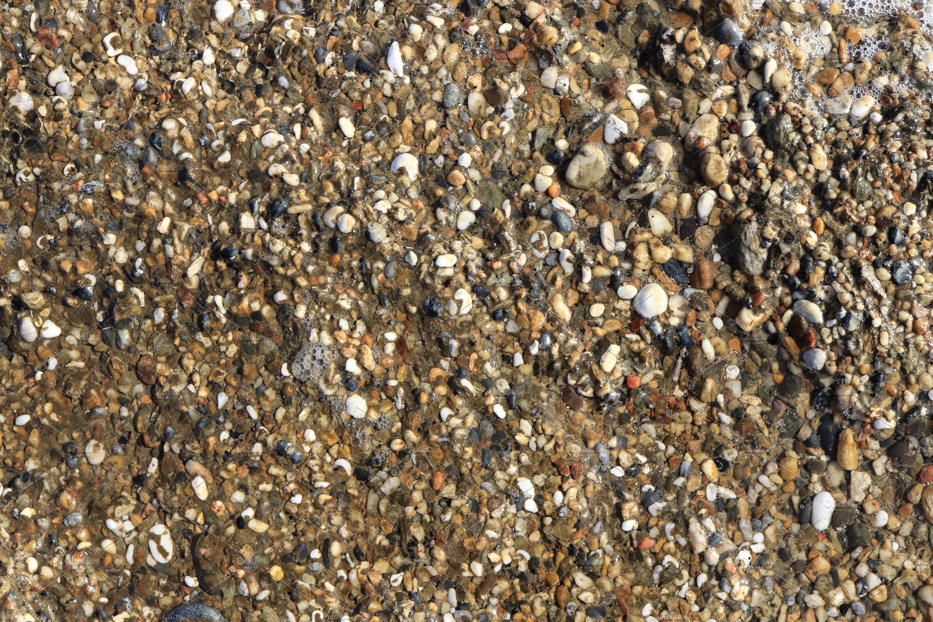 Wet sea weathered concrete surface cover image.