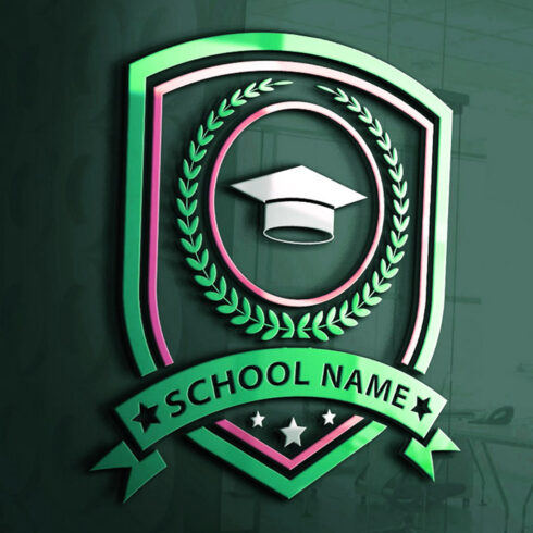 Logo: Dynamic School and University Logo Design with Full Editability cover image.