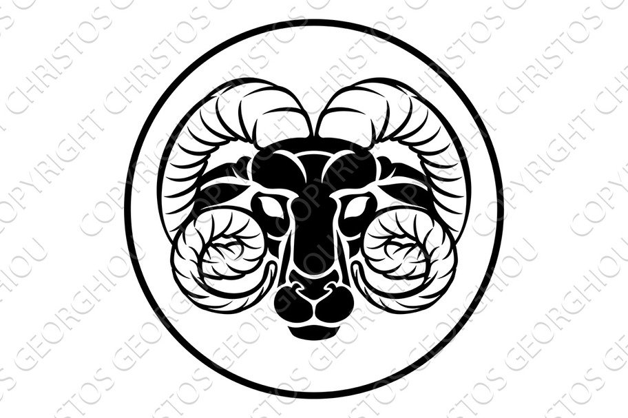 Aries Zodiac Astrology Ram Sign cover image.