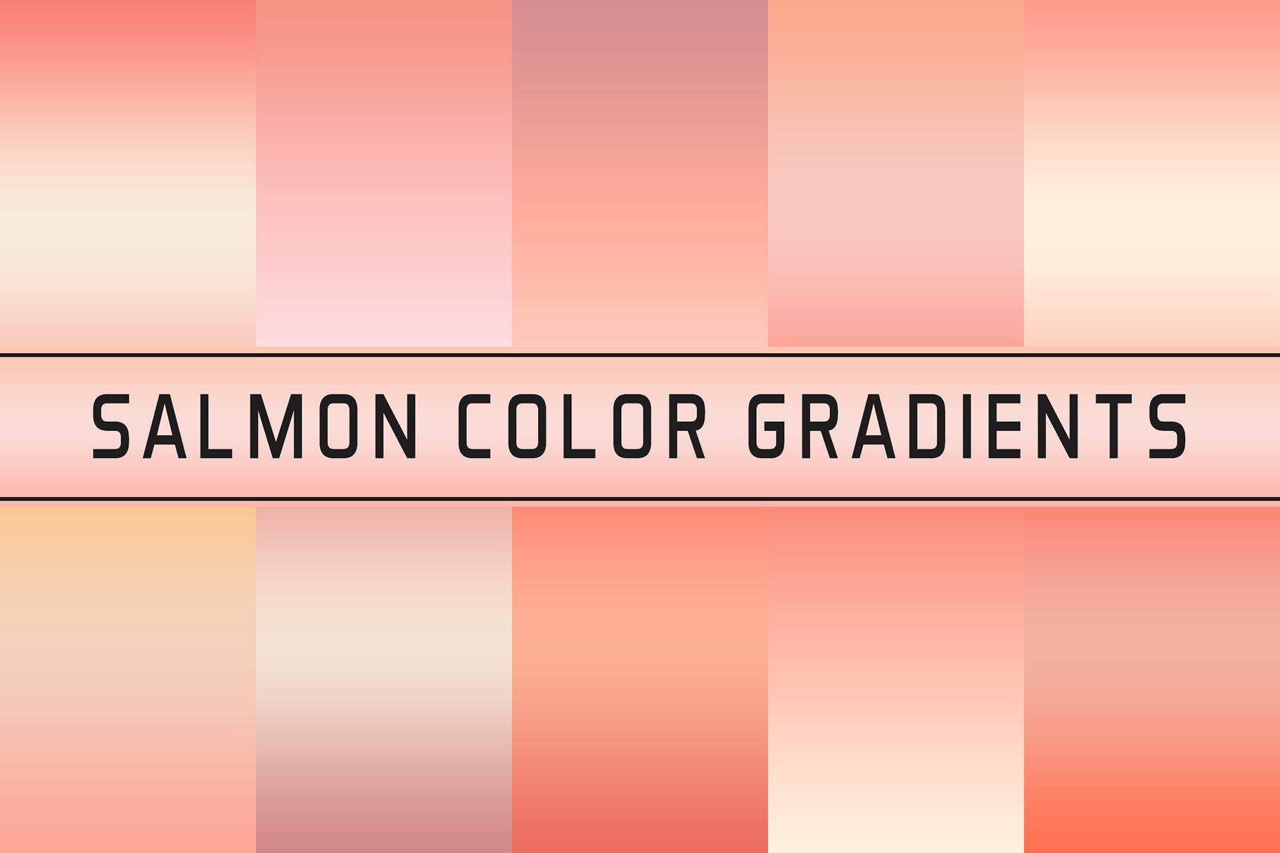 Salmon Color Gradients cover image.