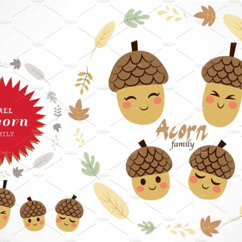 Fall Acorn Family cover image.