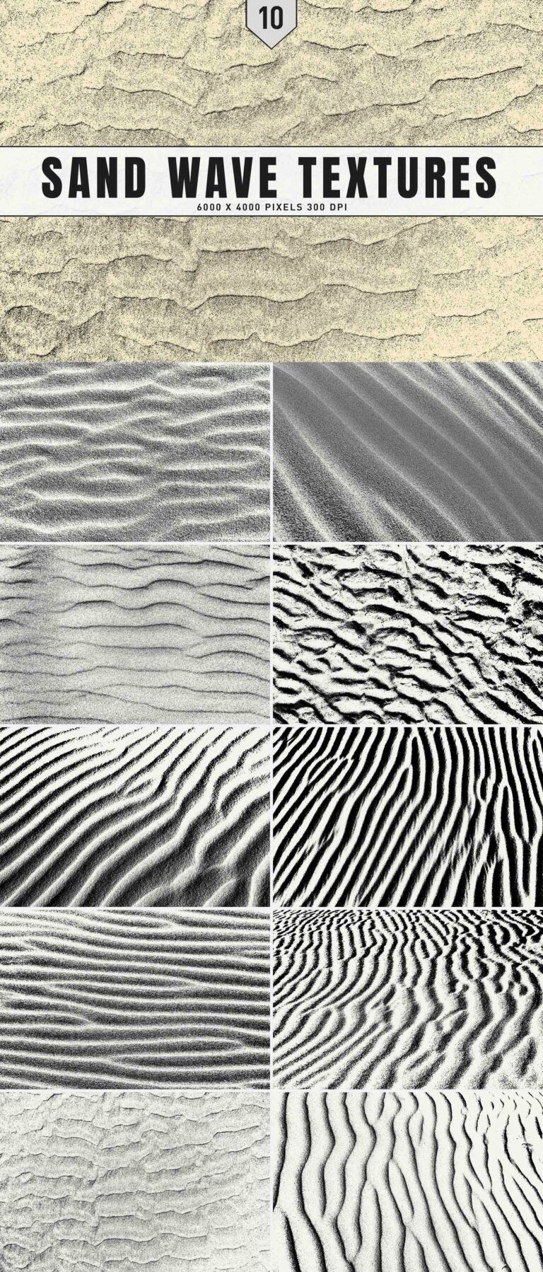 Sand Wave Textures – MasterBundles
