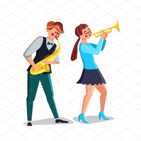 Musicians Playing on Saxophone And cover image.