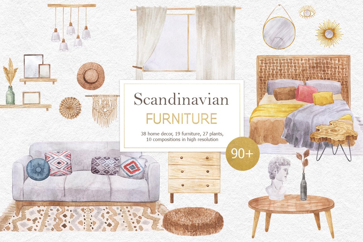 Scandinavian furniture cover image.