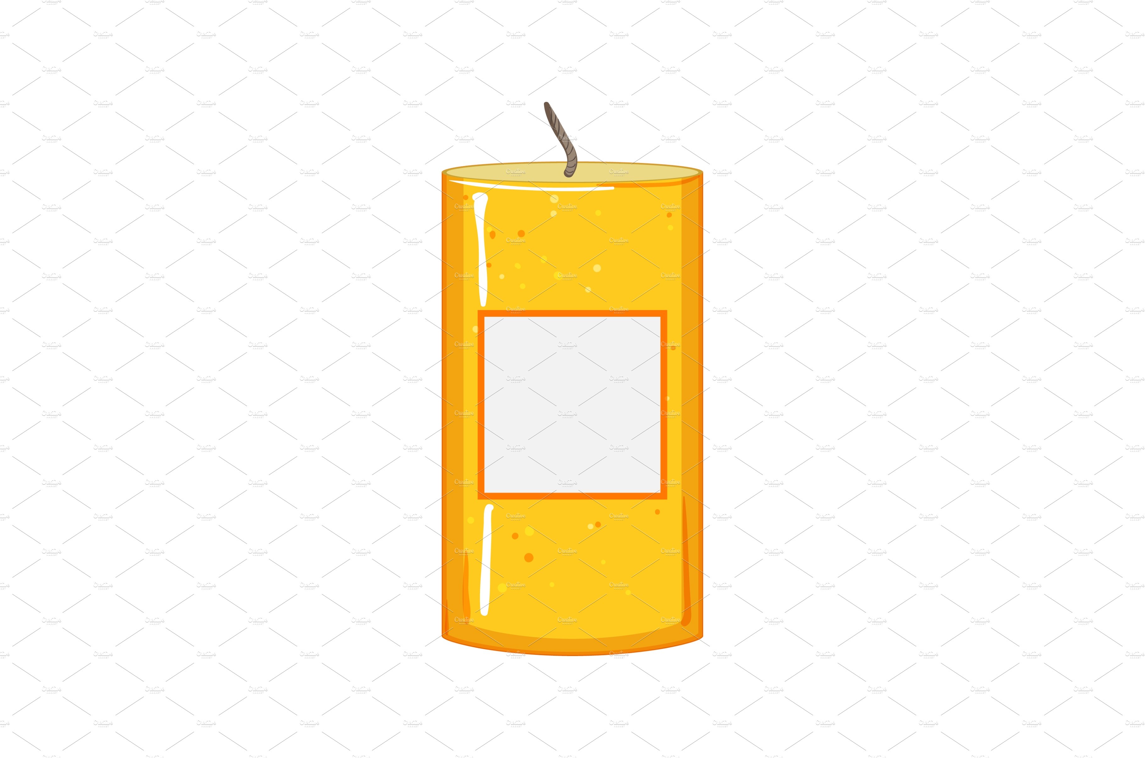 aroma scented candle cartoon vector cover image.