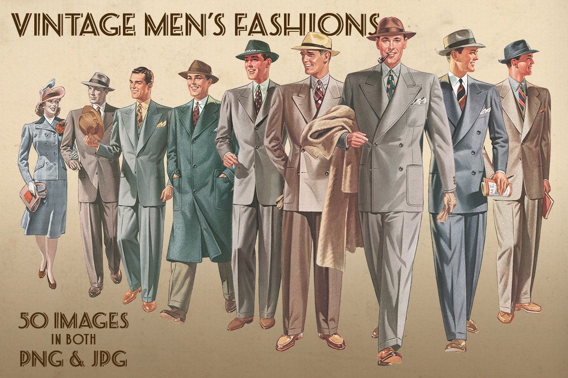 Vintage Men's Fashions cover image.