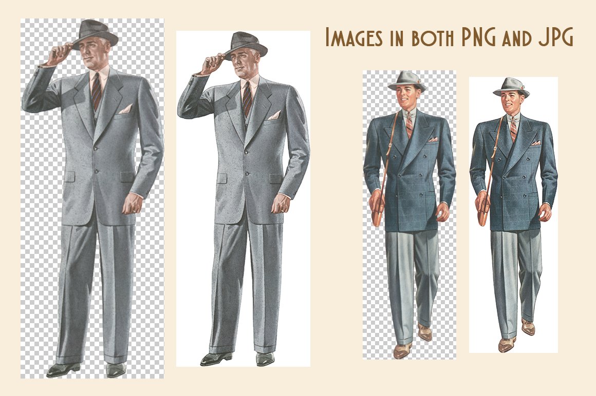 Vintage Men's Fashions preview image.