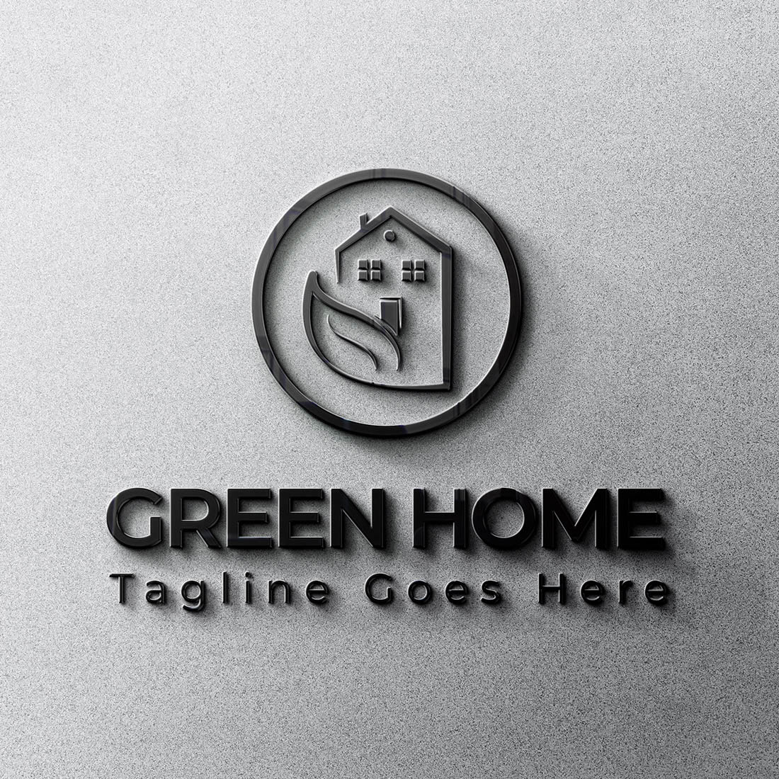 Green Home Logo preview image.