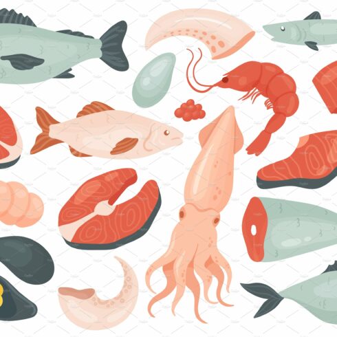 Seafood set cover image.