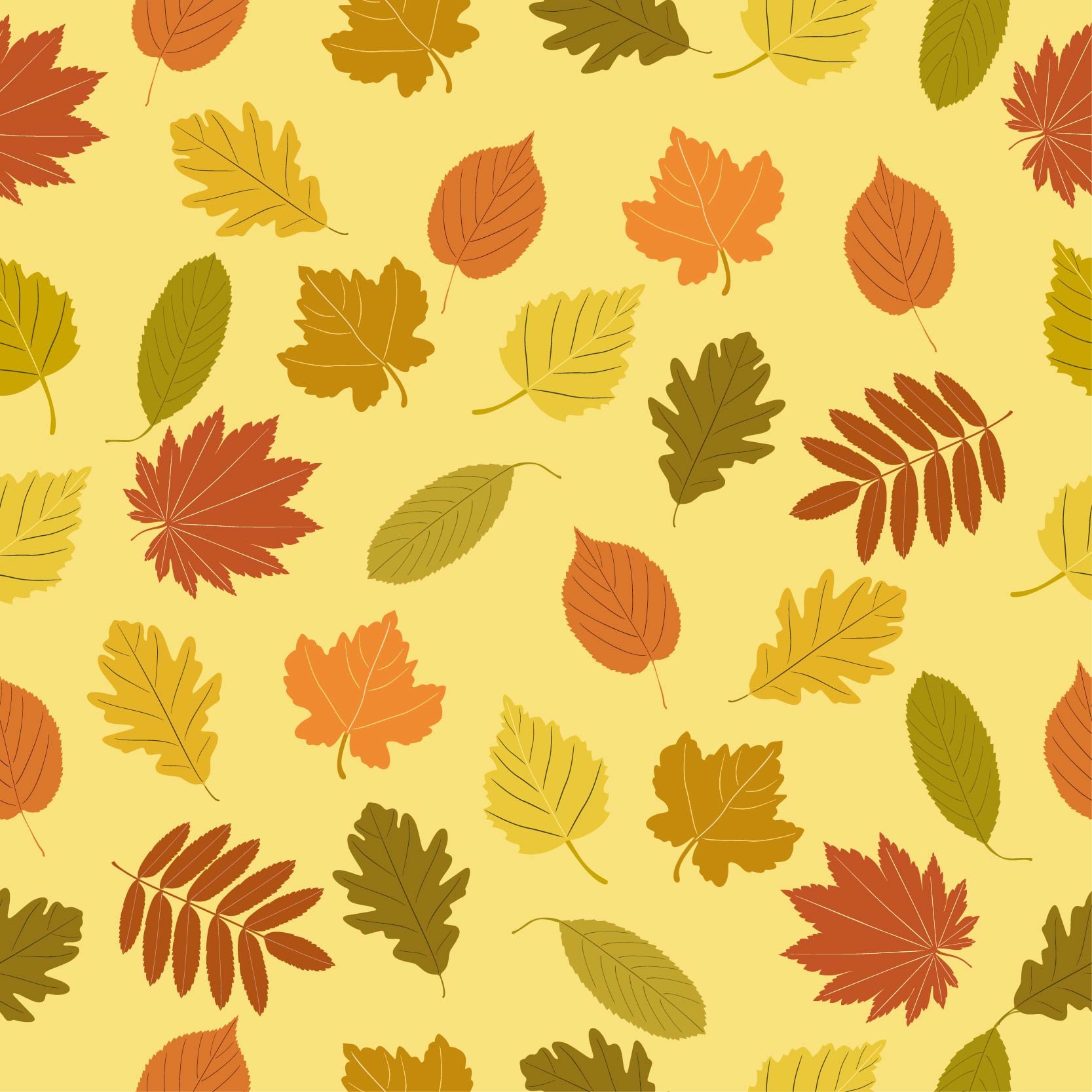 seamless pattern autumn leaves 557
