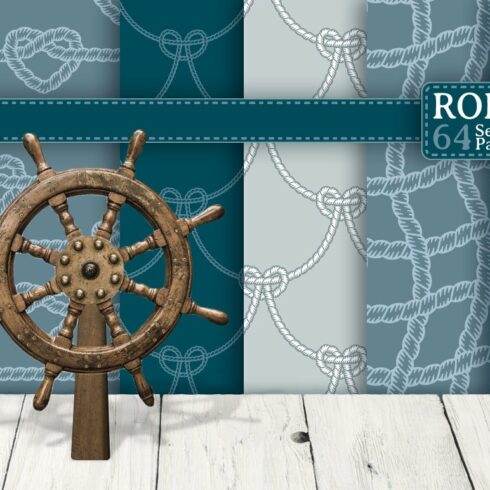 Ropes, 64 Seamless patterns cover image.
