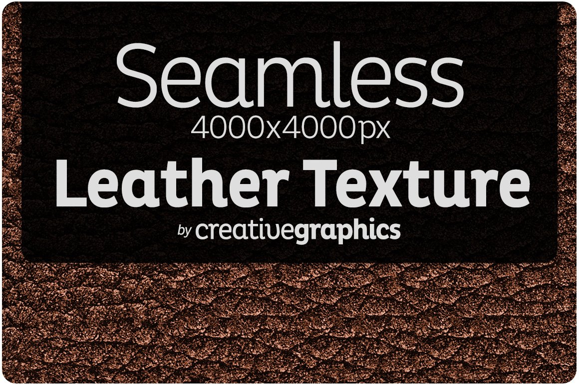 Seamless Brown Leather Texture cover image.