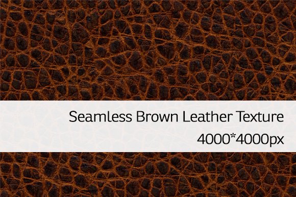 Seamless Brown Leather Texture 2 cover image.