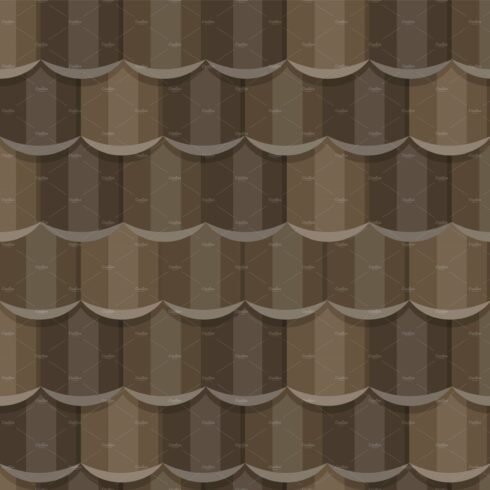 Seamless tile roof. Textured cover image.