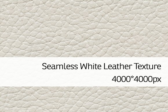 Seamless White Leather Texture cover image.
