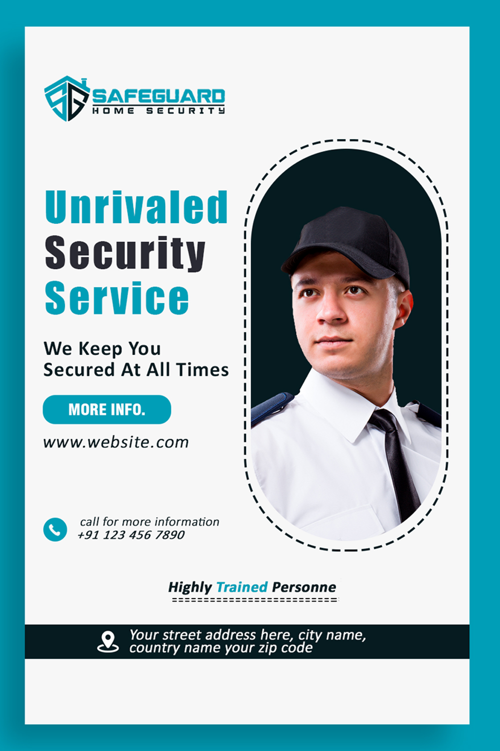 Unrivaled security Service pinterest preview image.
