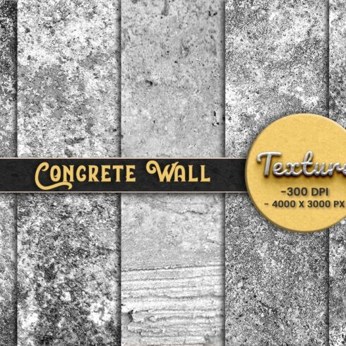 Seamless concrete texture background cover image.