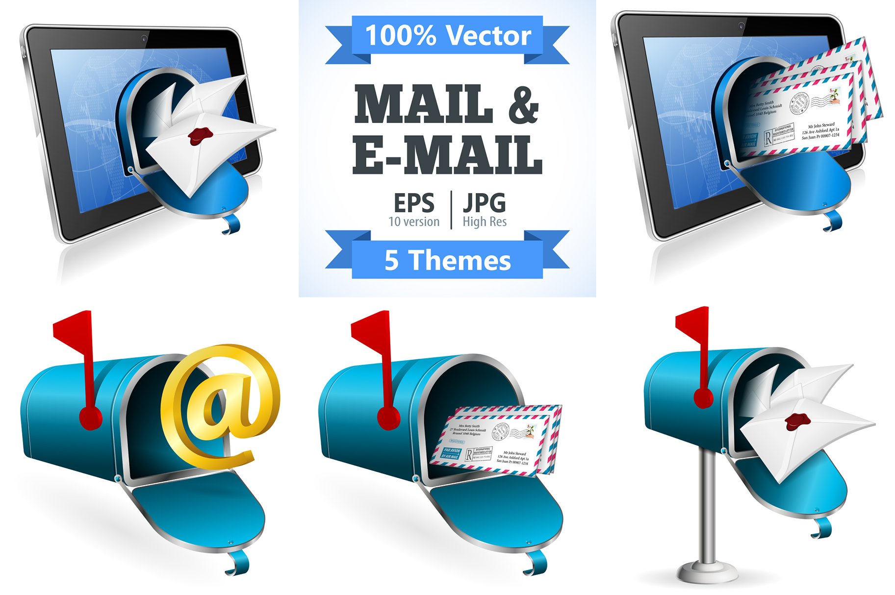 E-Mail and Mail Themes cover image.