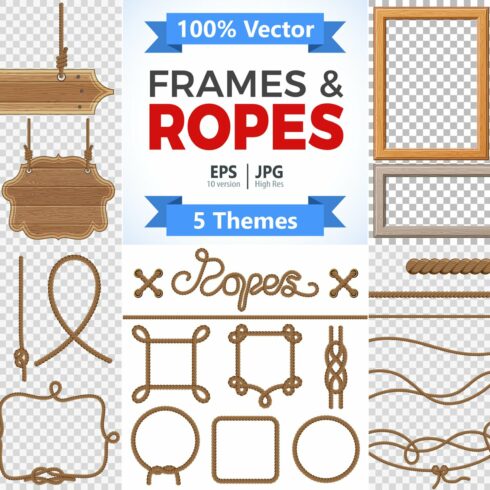 Collect Wooden Frames, Ropes, Knots cover image.
