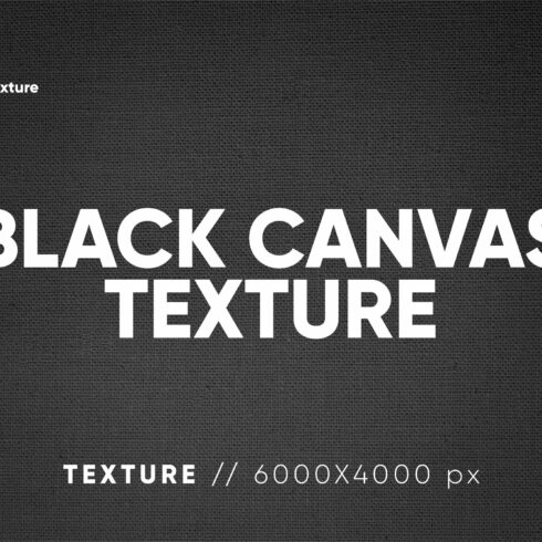 10 Black Canvas Texture HQ cover image.