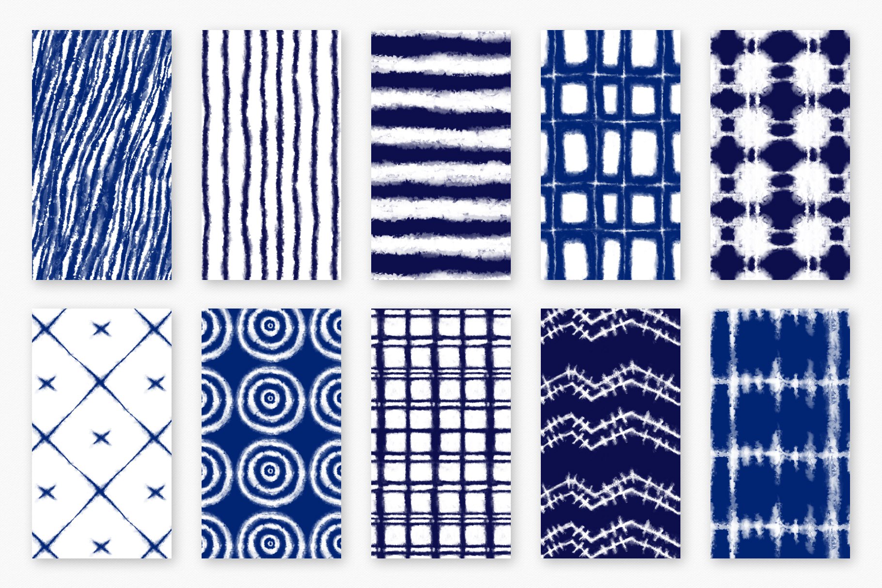 shibori blue white seamless patterns 399