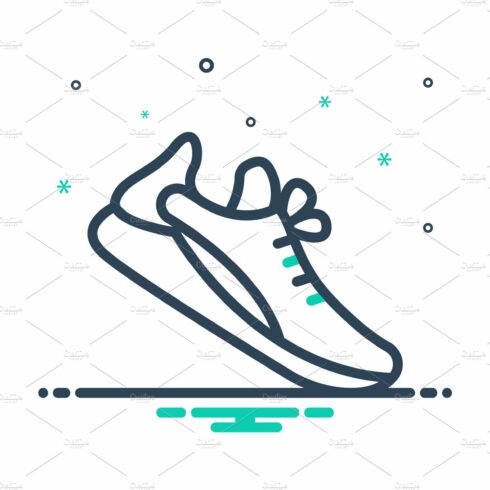 Shoes run mix icon cover image.