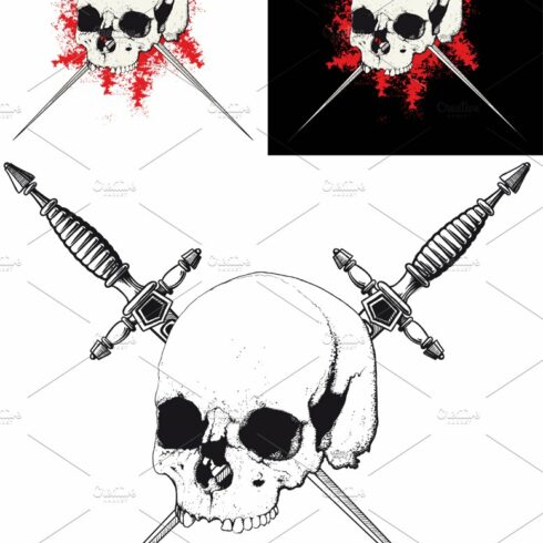 skull with two crossed dagger cover image.