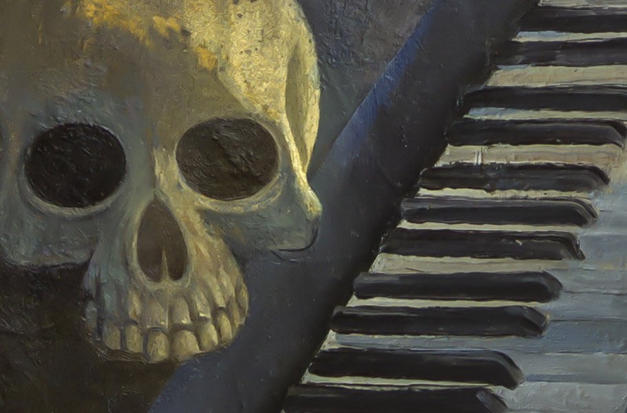 Skull and piano preview image.