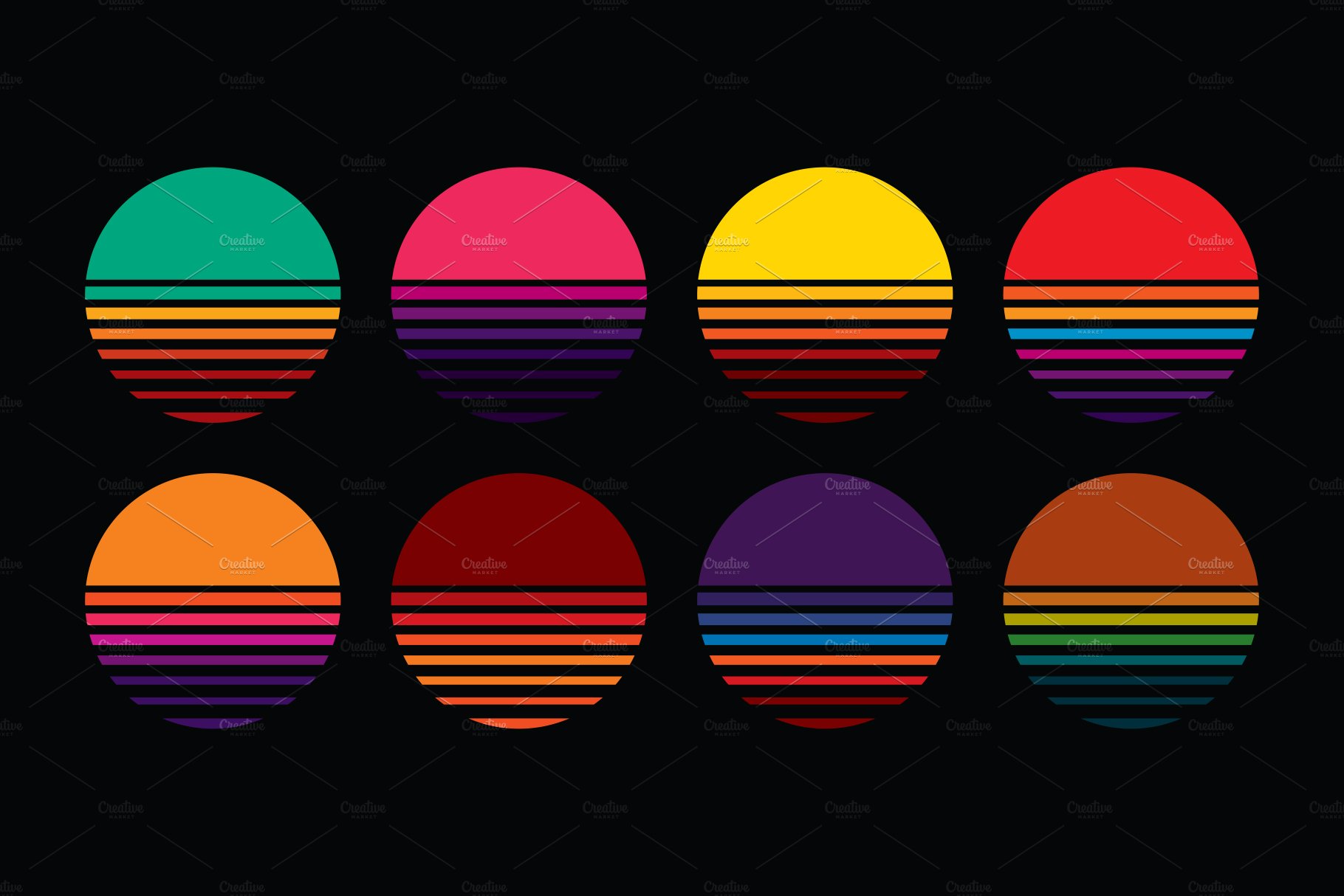 RETRO SUNSET COLLECTION cover image.