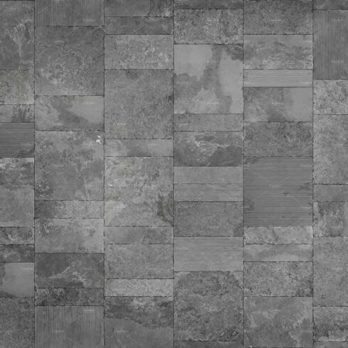 Slate tile texture cover image.