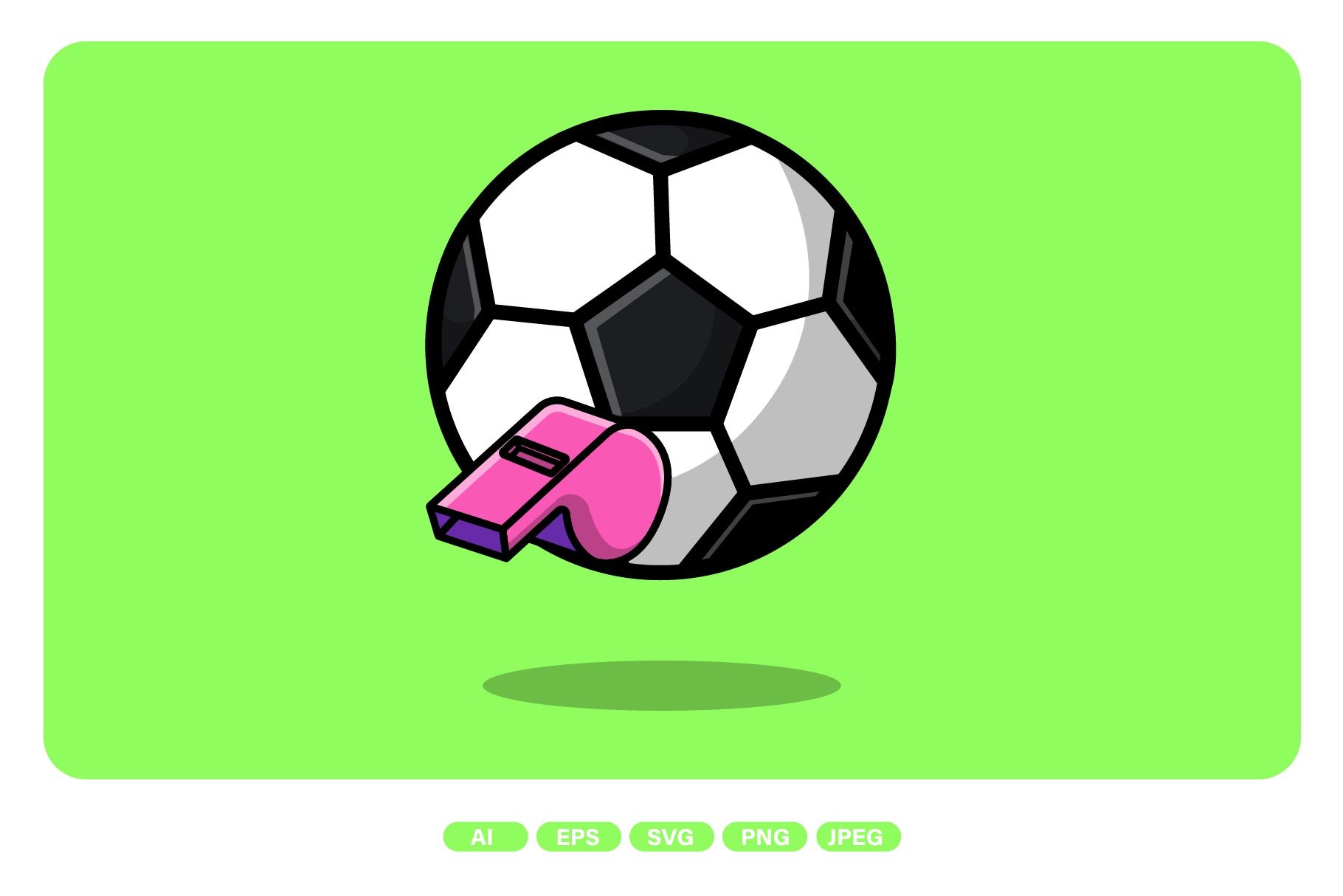Soccer Ball And Whistle cover image.