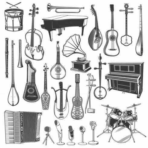 Musical instrument and microphone cover image.