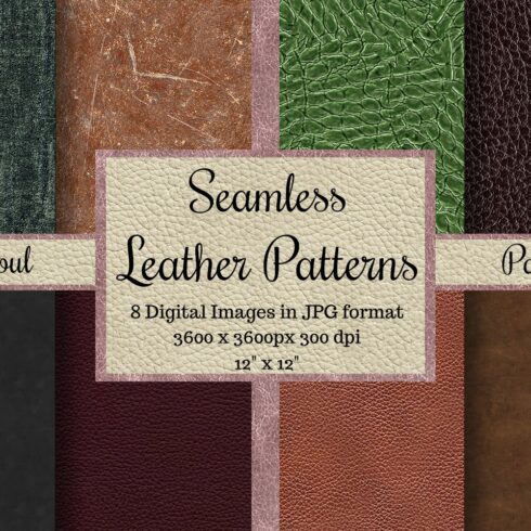 Seamless Leather Patterns Soul Pack cover image.