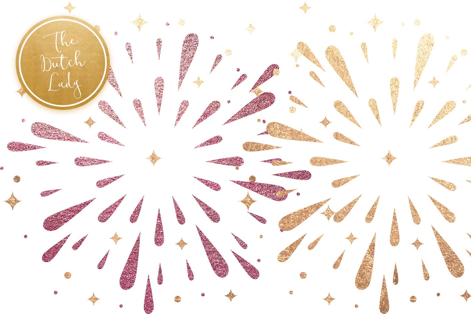 sparkly fireworks clipart 744