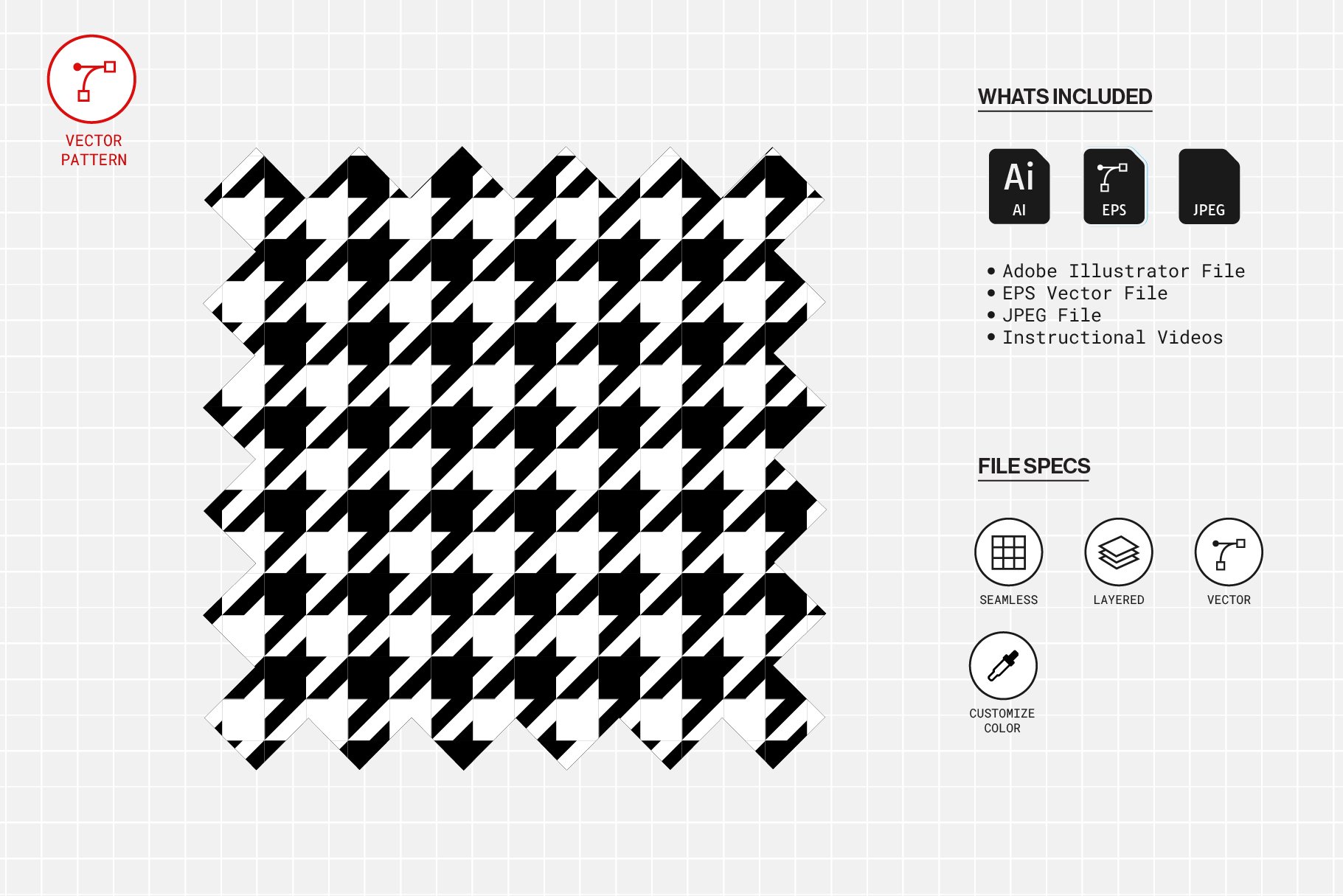 Houndstooth Pattern preview image.