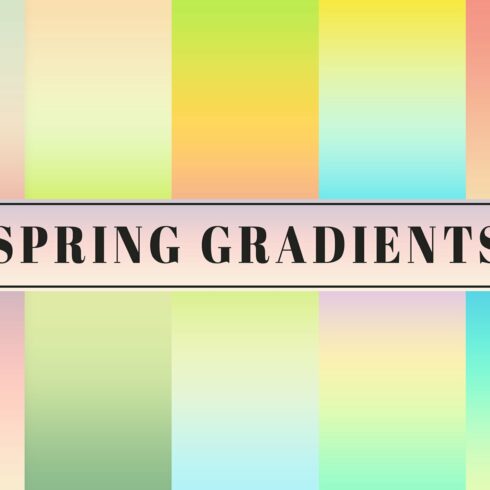 Spring Gradients cover image.