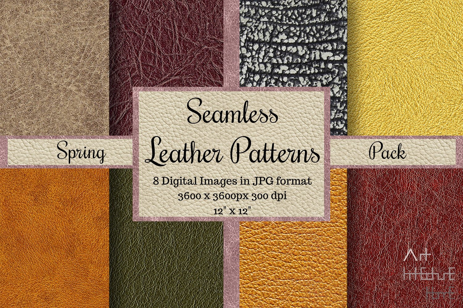 Seamless Leather Patterns - Spring cover image.