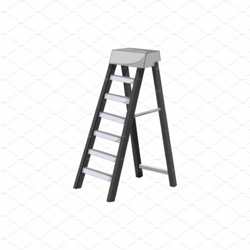 safety step ladder safety cartoon cover image.