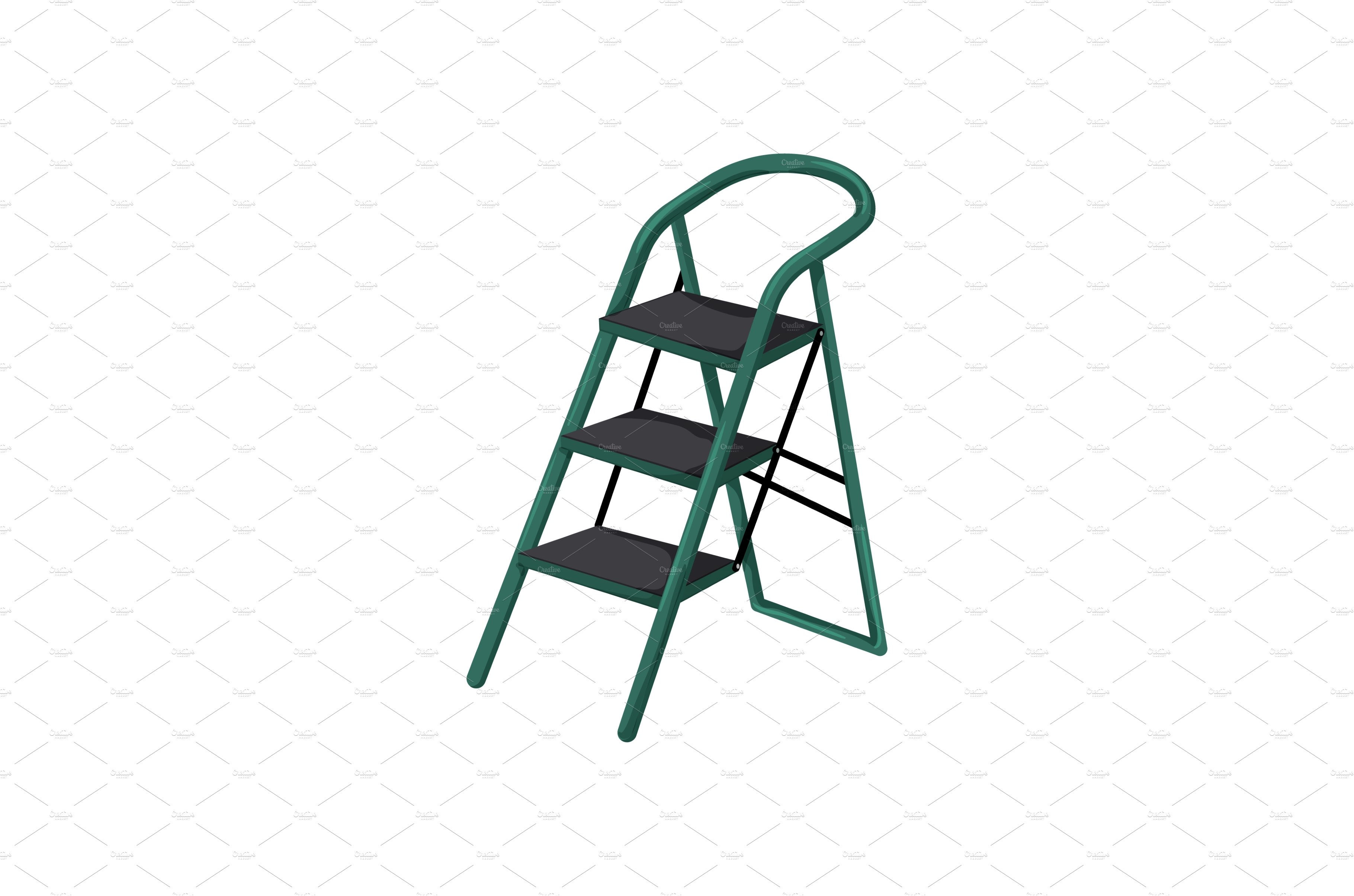 technician step ladder safety cover image.